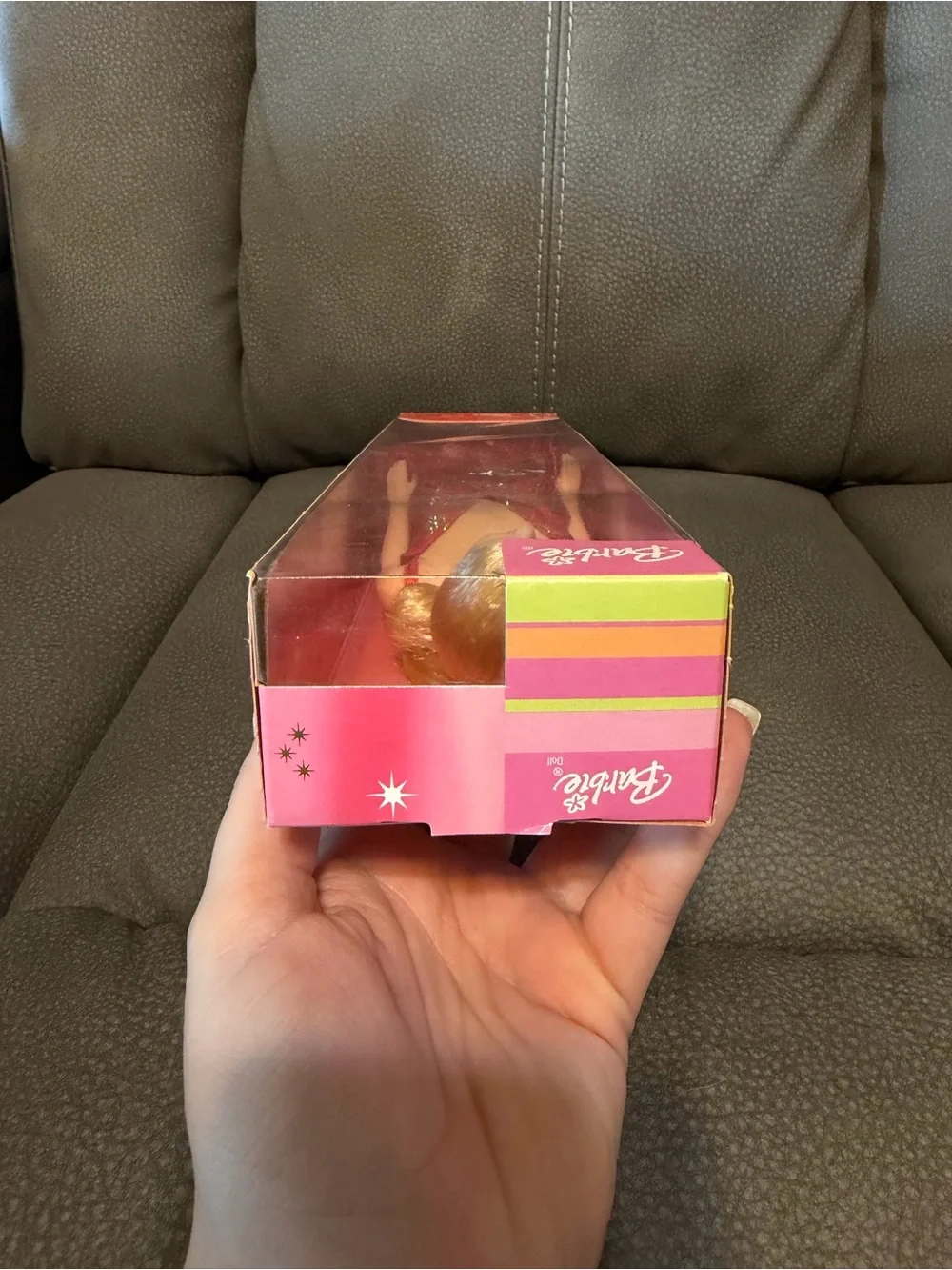 Barbie Pink Holiday Ballet Doll Box